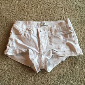 White Abercrombie Shorts
